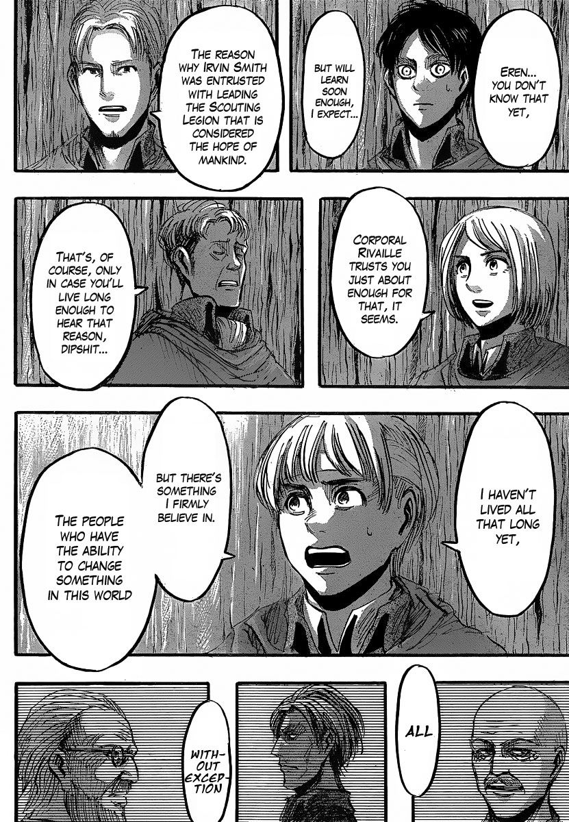 Attack on Titan manga, chapter 27, page 16 of 45