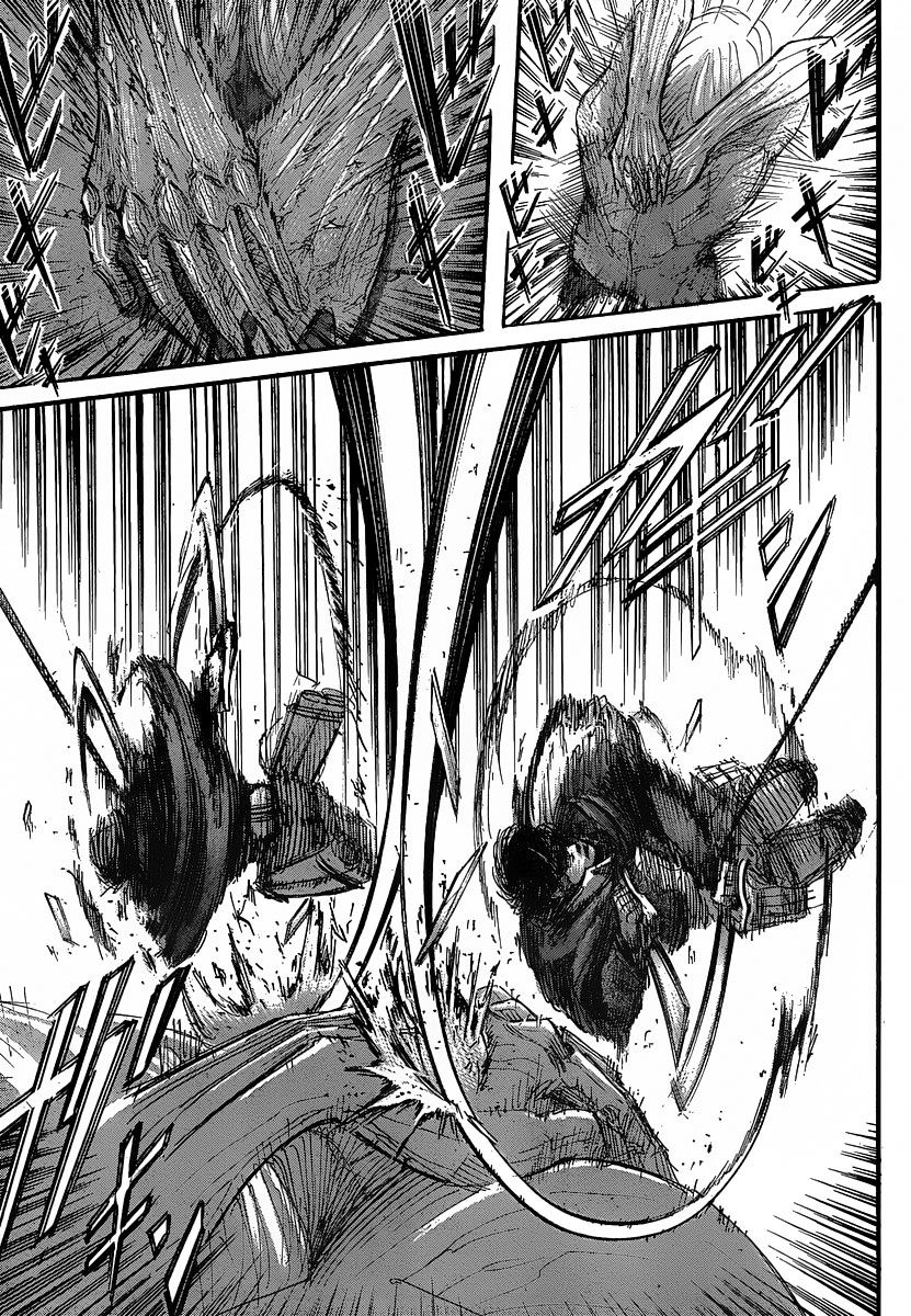 Attack on Titan manga, chapter 27, page 21 of 45