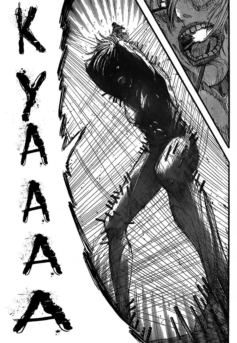 Attack on Titan manga, chapter 27, page 27 of 45