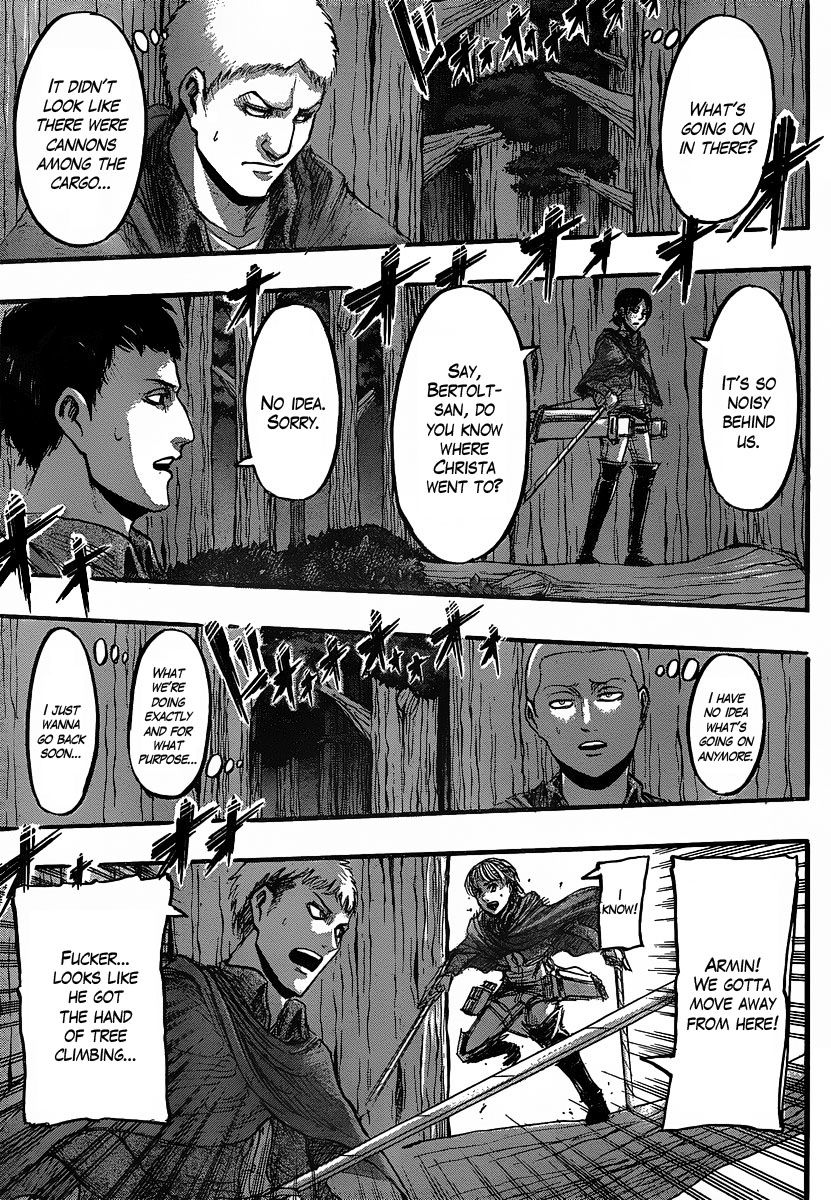 Attack on Titan manga, chapter 27, page 3 of 45