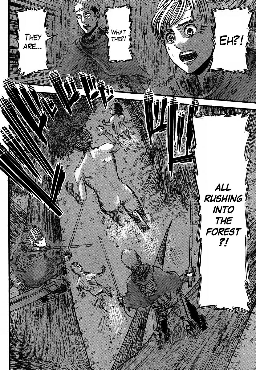 Attack on Titan manga, chapter 27, page 32 of 45
