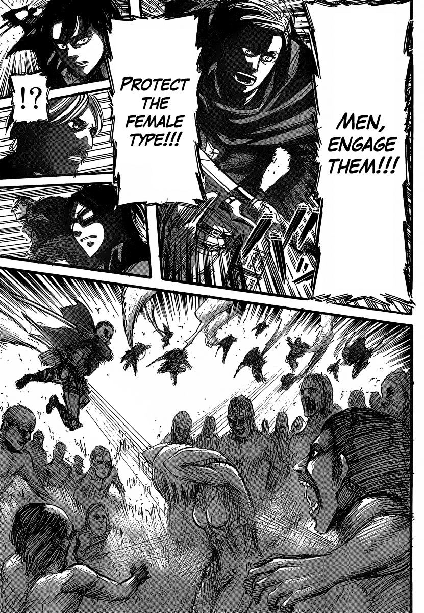 Attack on Titan manga, chapter 27, page 41 of 45