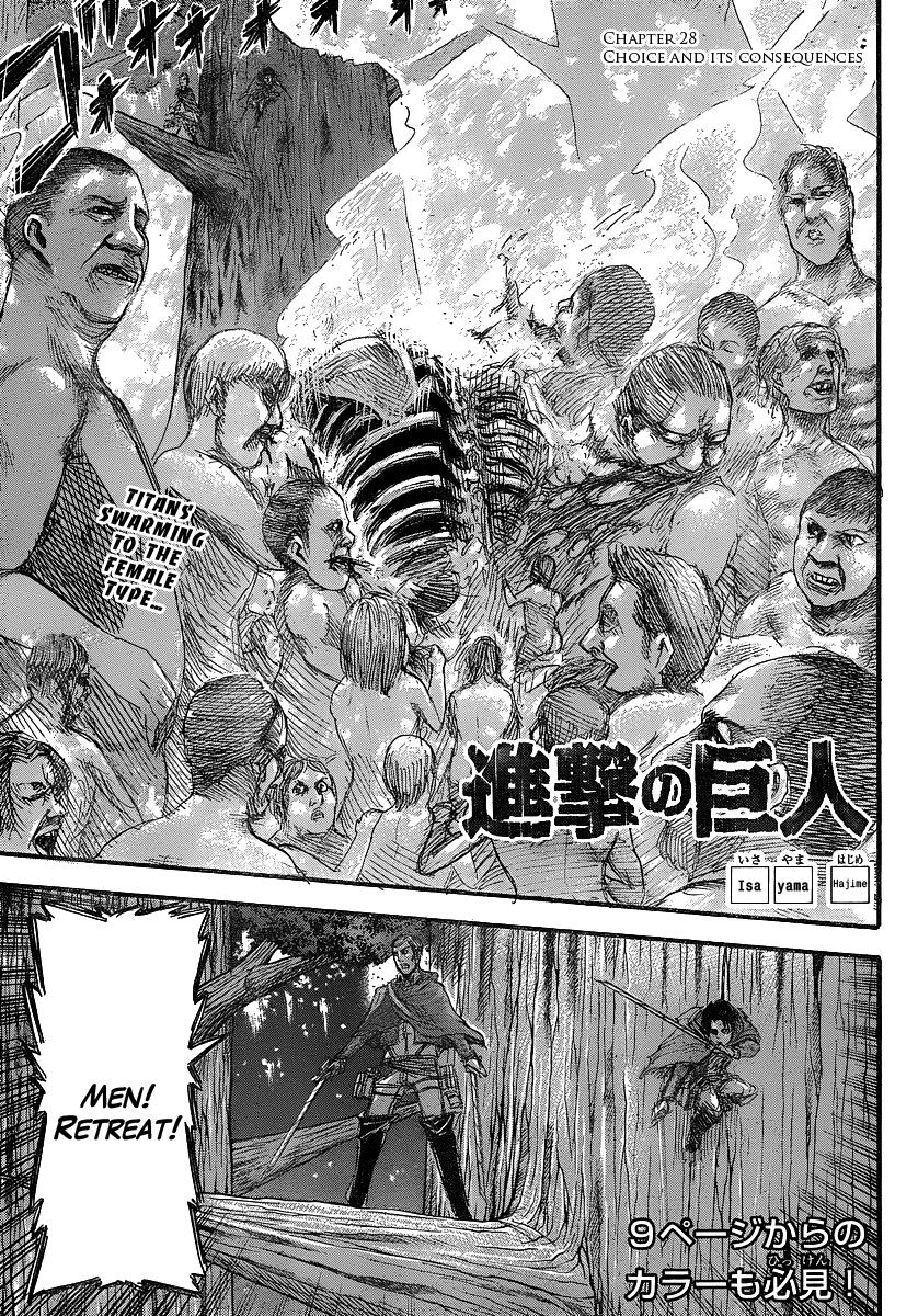Attack on Titan Chapter 28 page 2 - Chapter 28