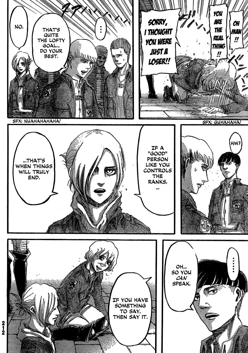 Attack on Titan manga, chapter 31, page 12 of 44