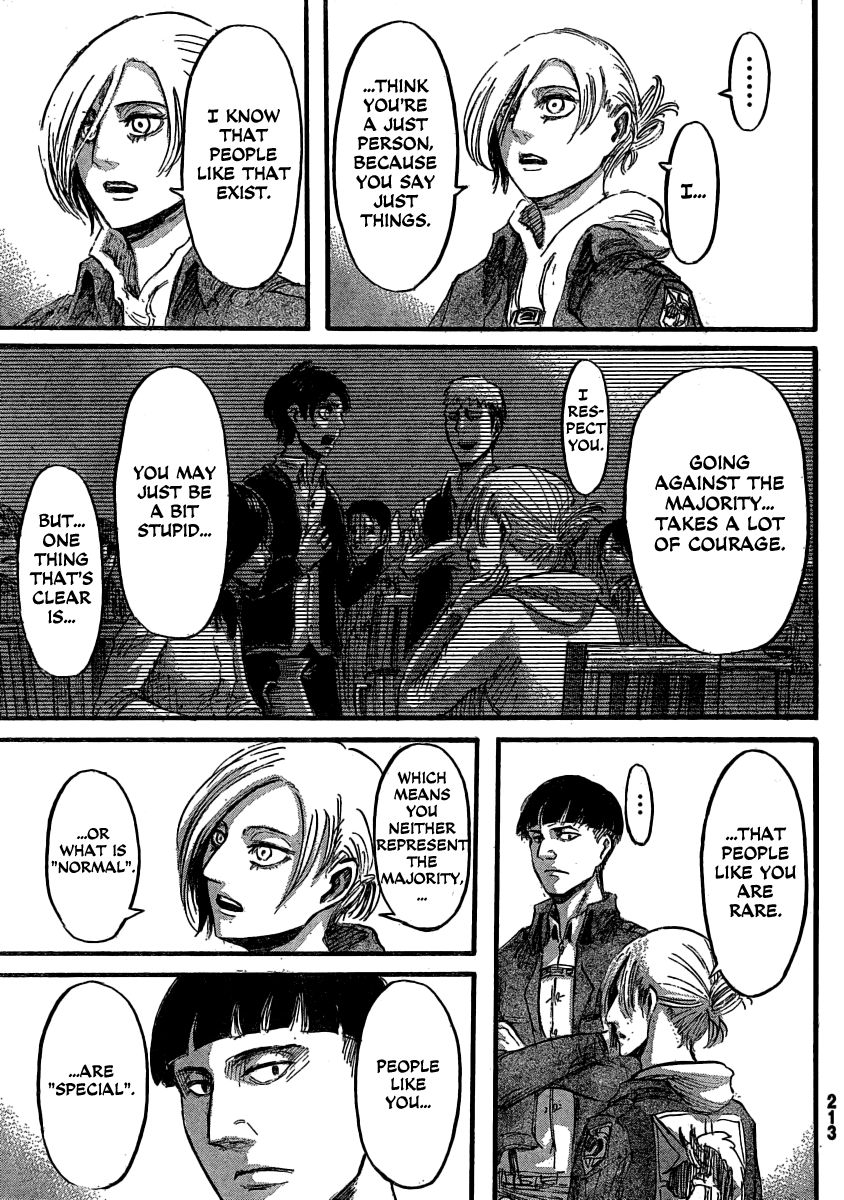 Attack on Titan manga, chapter 31, page 13 of 44