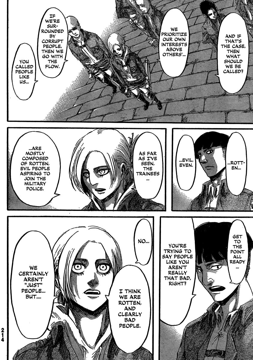 Attack on Titan manga, chapter 31, page 14 of 44