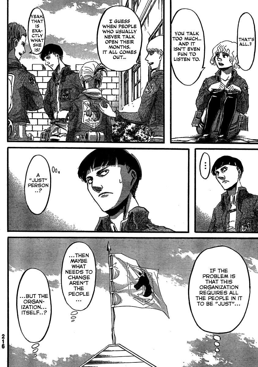 Attack on Titan manga, chapter 31, page 16 of 44