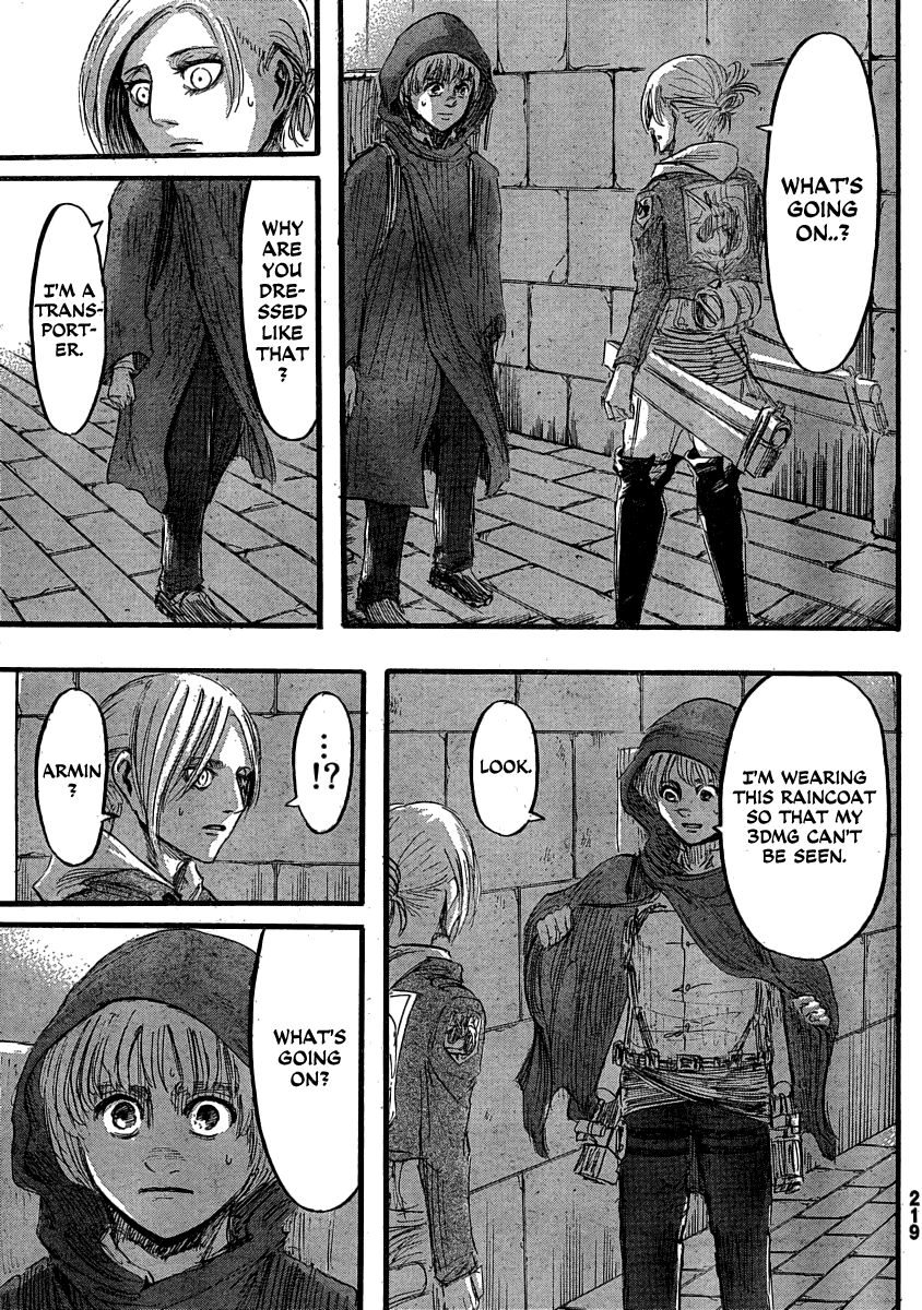 Attack on Titan manga, chapter 31, page 19 of 44