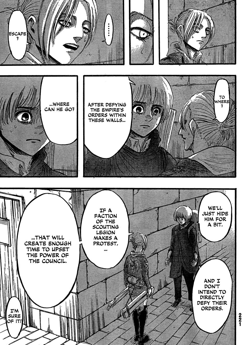Attack on Titan manga, chapter 31, page 21 of 44