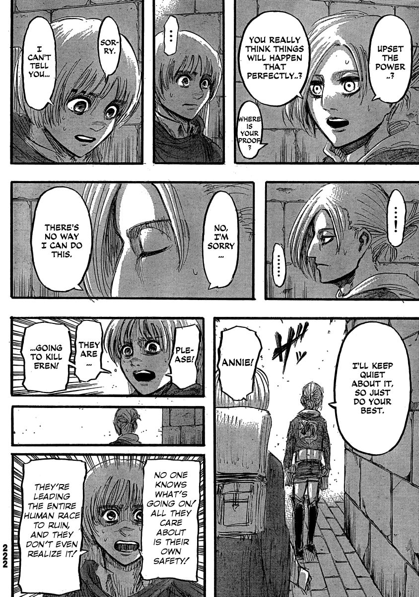 Attack on Titan manga, chapter 31, page 22 of 44