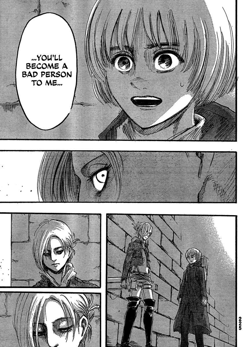 Attack on Titan manga, chapter 31, page 25 of 44