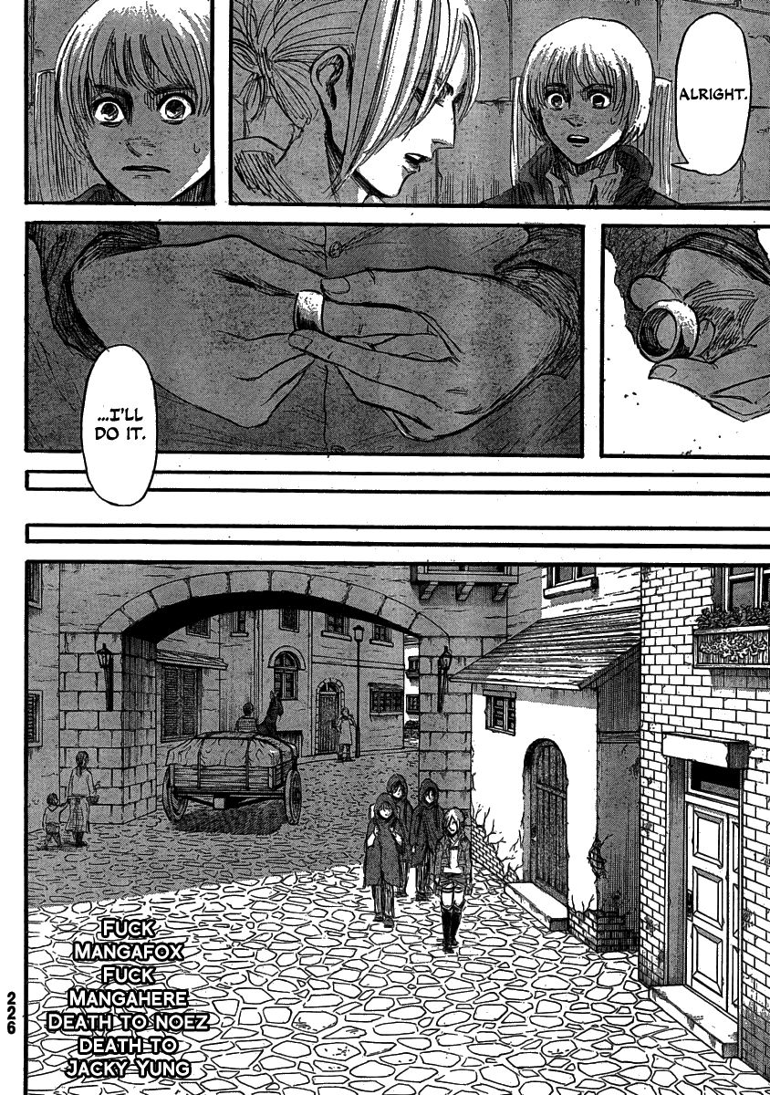 Attack on Titan manga, chapter 31, page 26 of 44