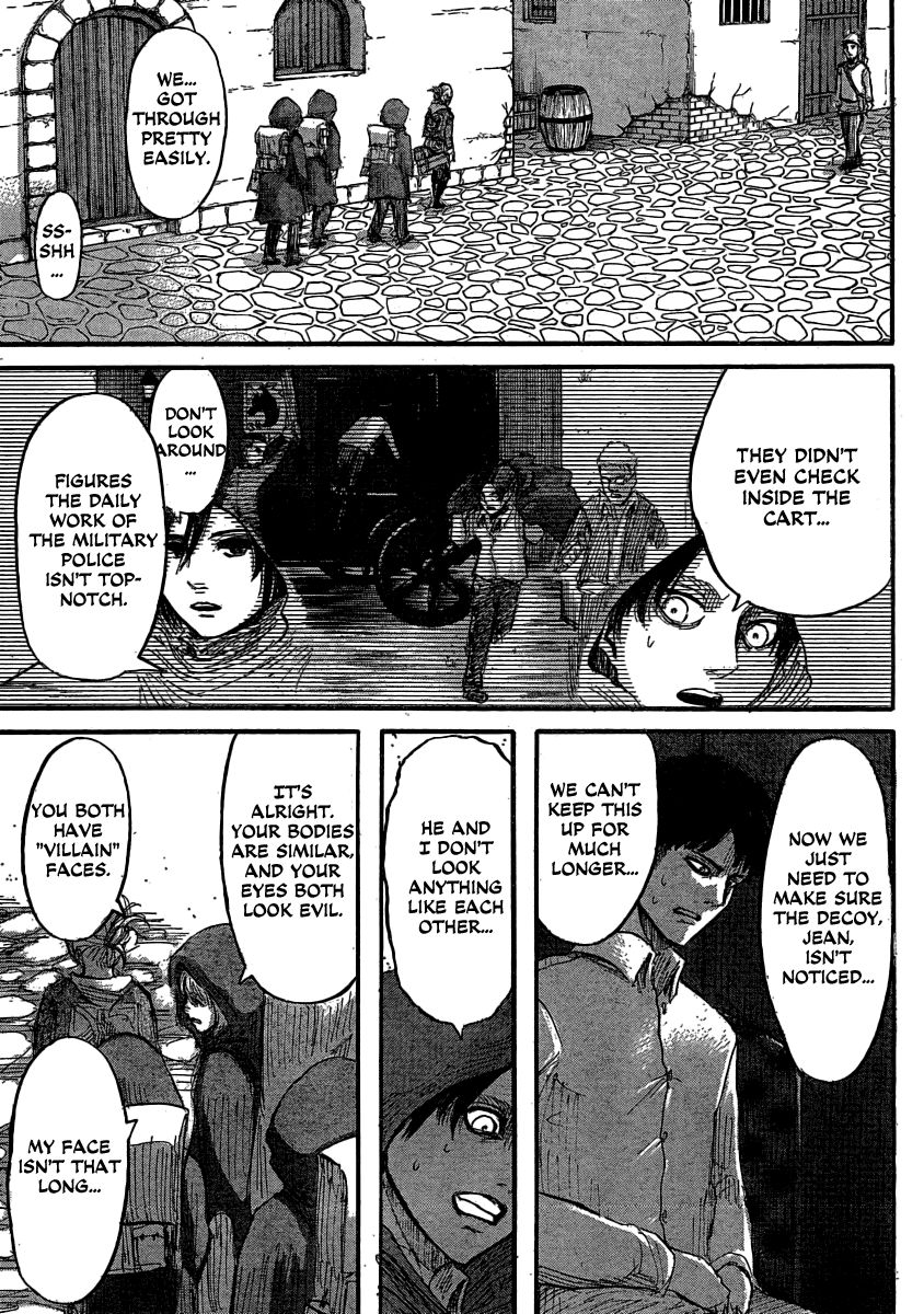 Attack on Titan manga, chapter 31, page 28 of 44