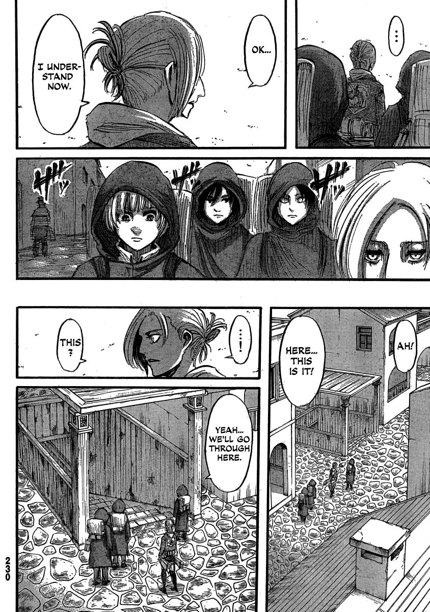 Attack on Titan manga, chapter 31, page 30 of 44