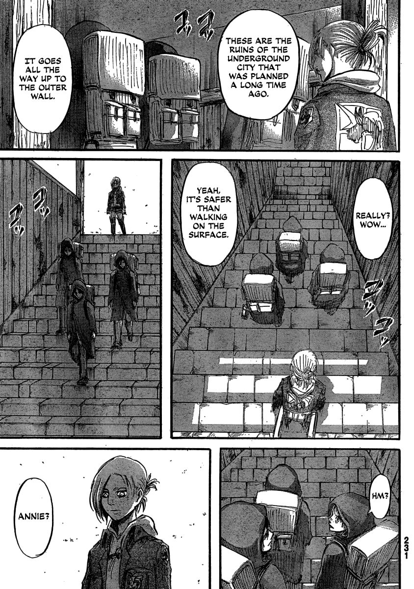 Attack on Titan manga, chapter 31, page 31 of 44