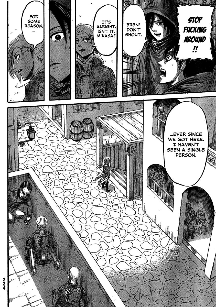 Attack on Titan manga, chapter 31, page 34 of 44