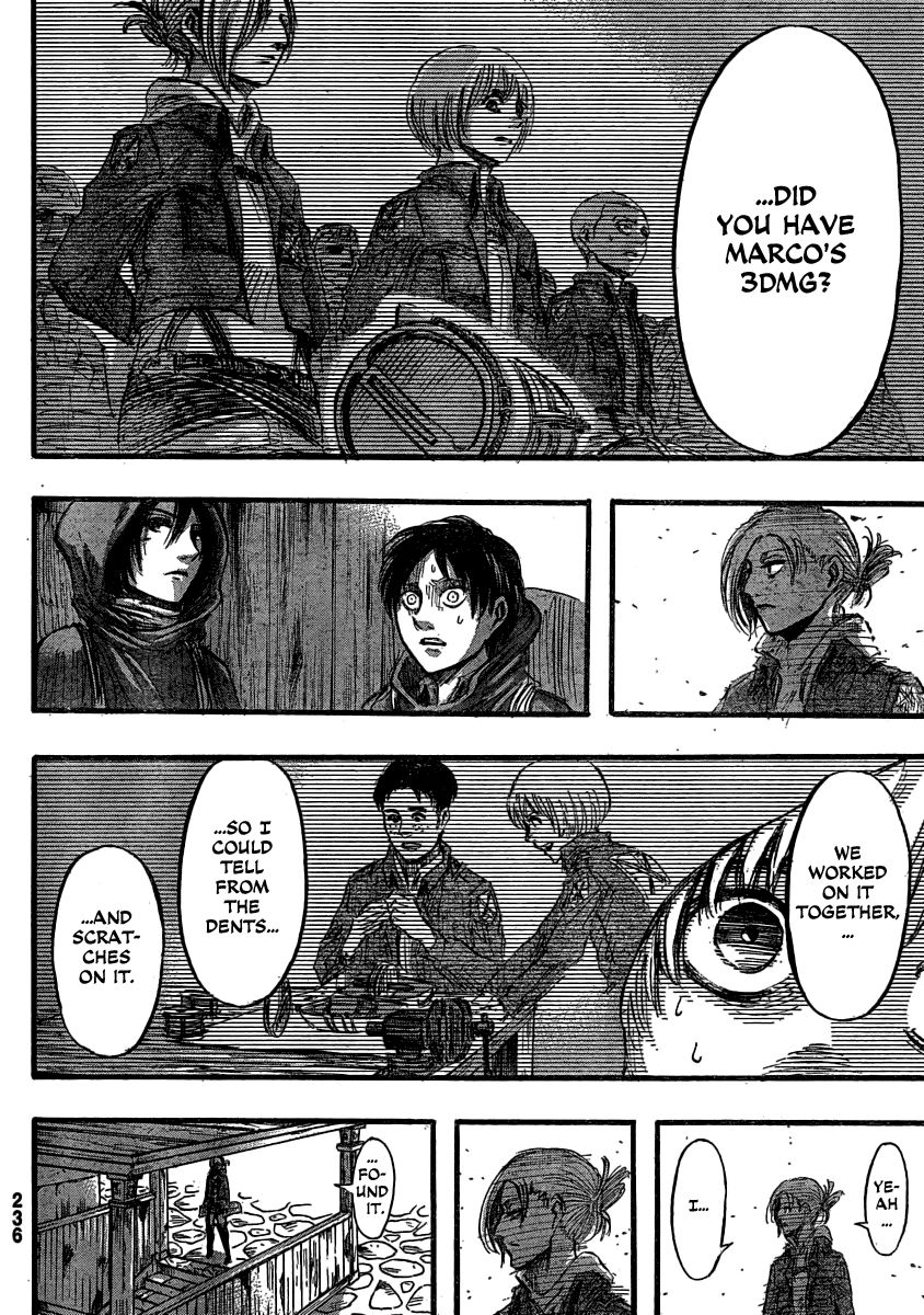 Attack on Titan manga, chapter 31, page 36 of 44