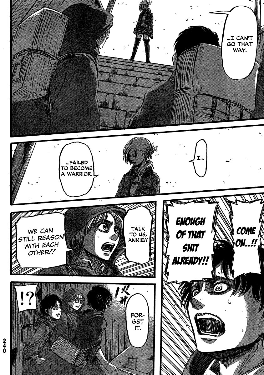 Attack on Titan manga, chapter 31, page 40 of 44