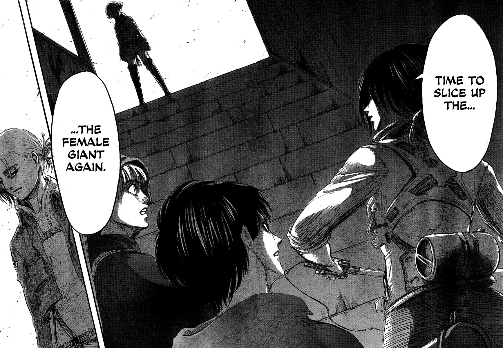 Attack on Titan manga, chapter 31, page 42 of 44