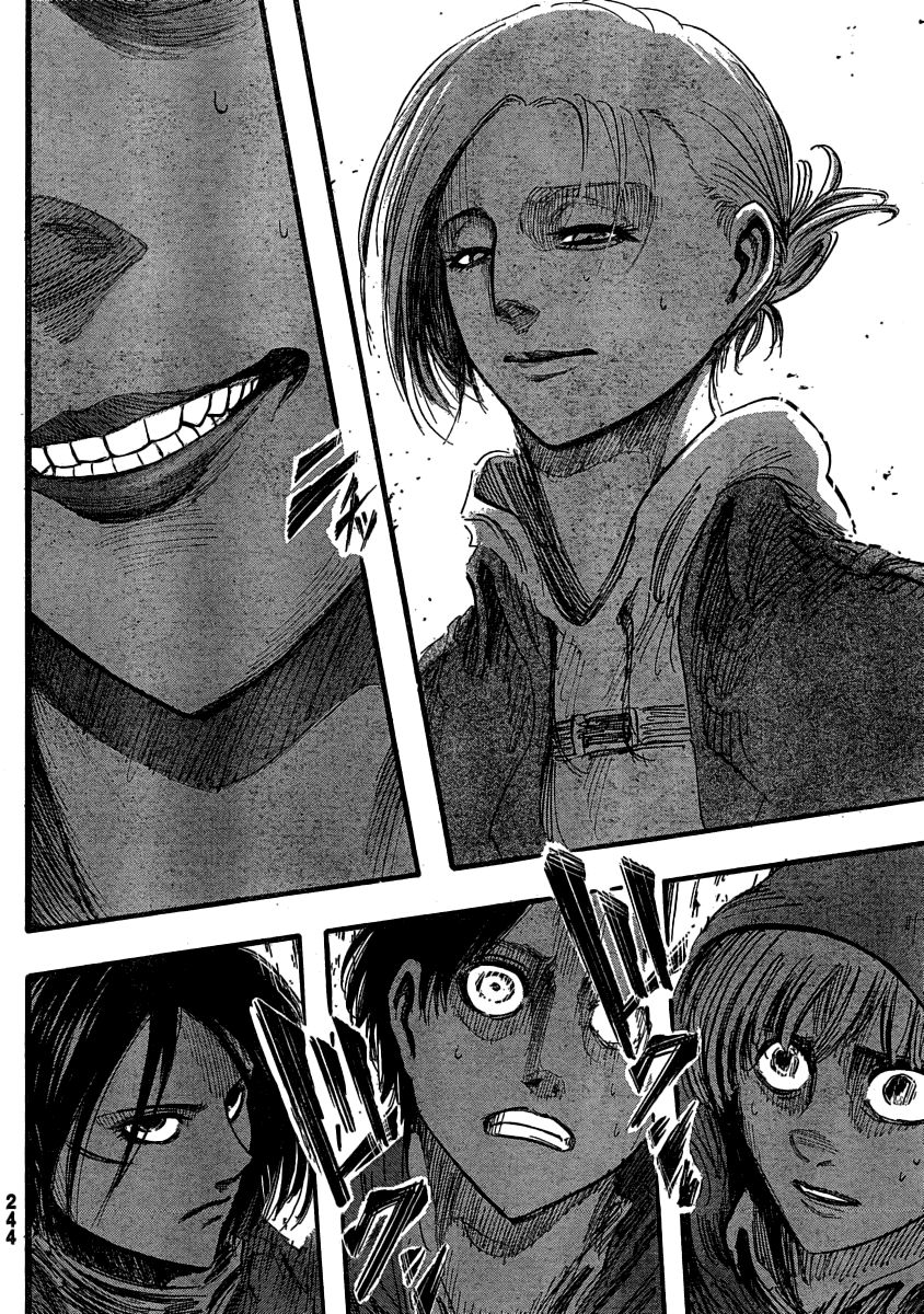 Attack on Titan manga, chapter 31, page 43 of 44