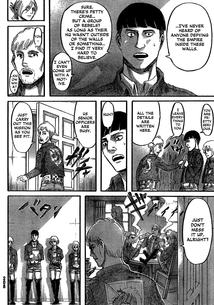 Attack on Titan manga, chapter 31, page 8 of 44