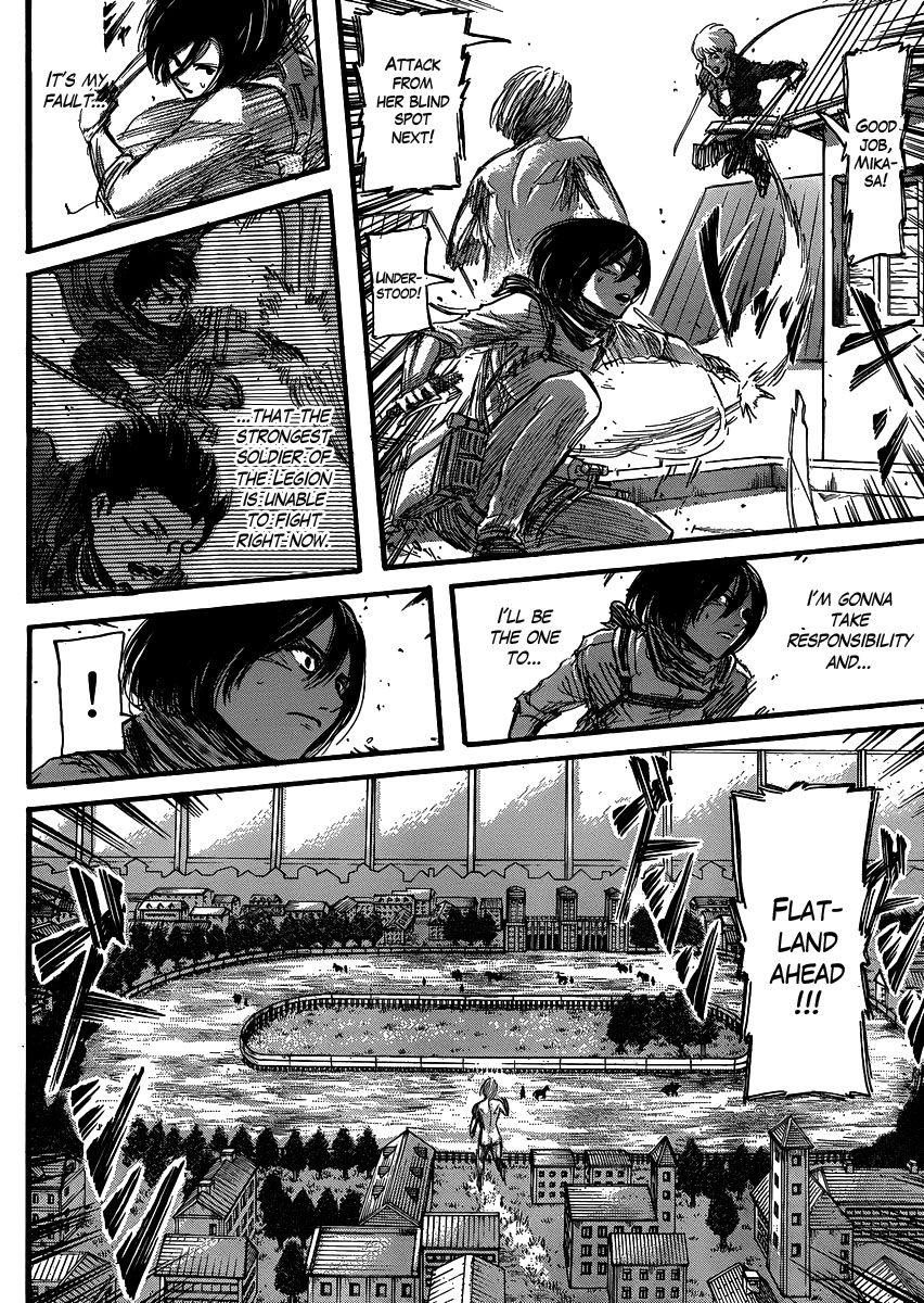 Attack on Titan manga, chapter 33, page 12 of 44