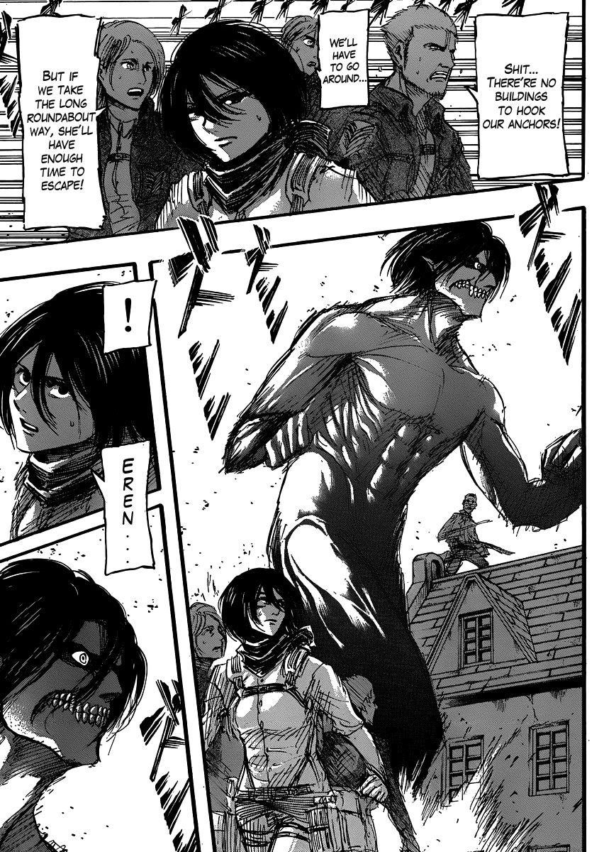 Attack on Titan manga, chapter 33, page 13 of 44