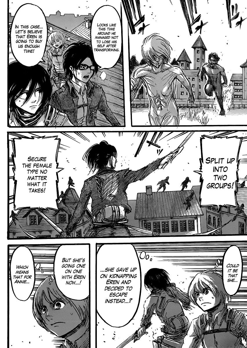 Attack on Titan manga, chapter 33, page 14 of 44