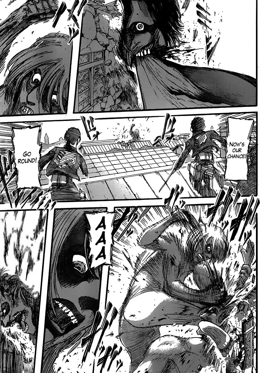 Attack on Titan manga, chapter 33, page 27 of 44