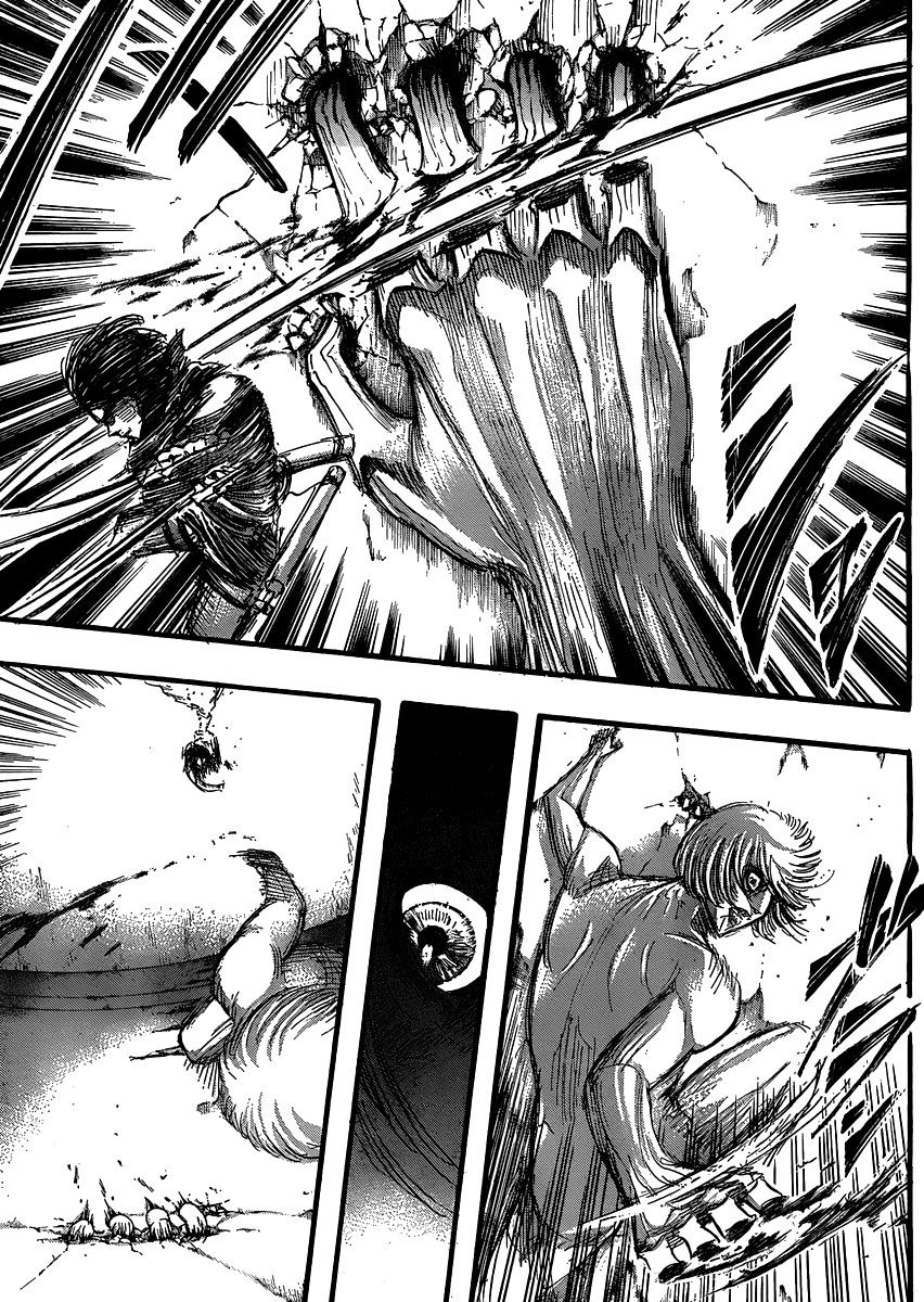 Attack on Titan manga, chapter 33, page 33 of 44