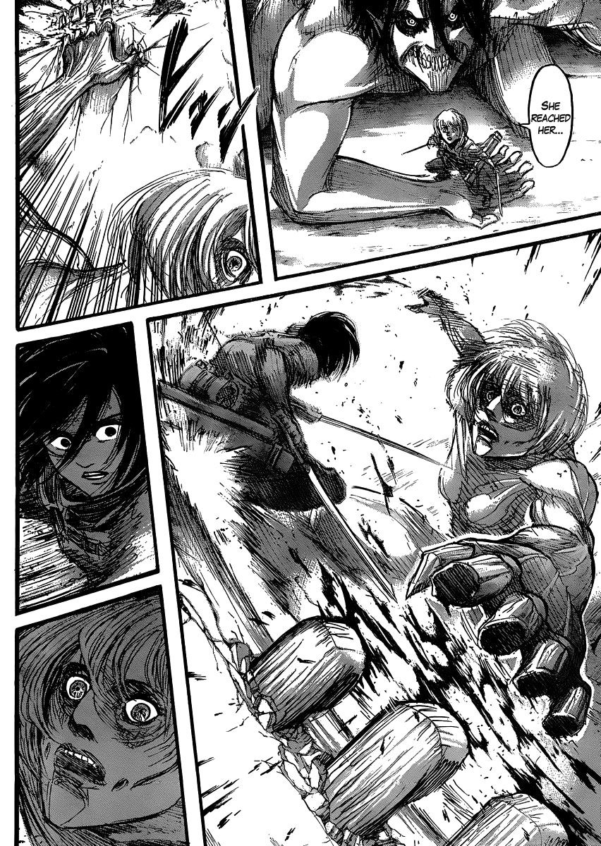 Attack on Titan manga, chapter 33, page 34 of 44