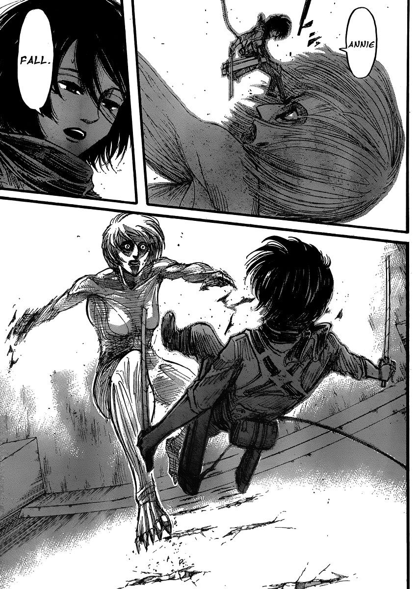 Attack on Titan manga, chapter 33, page 35 of 44