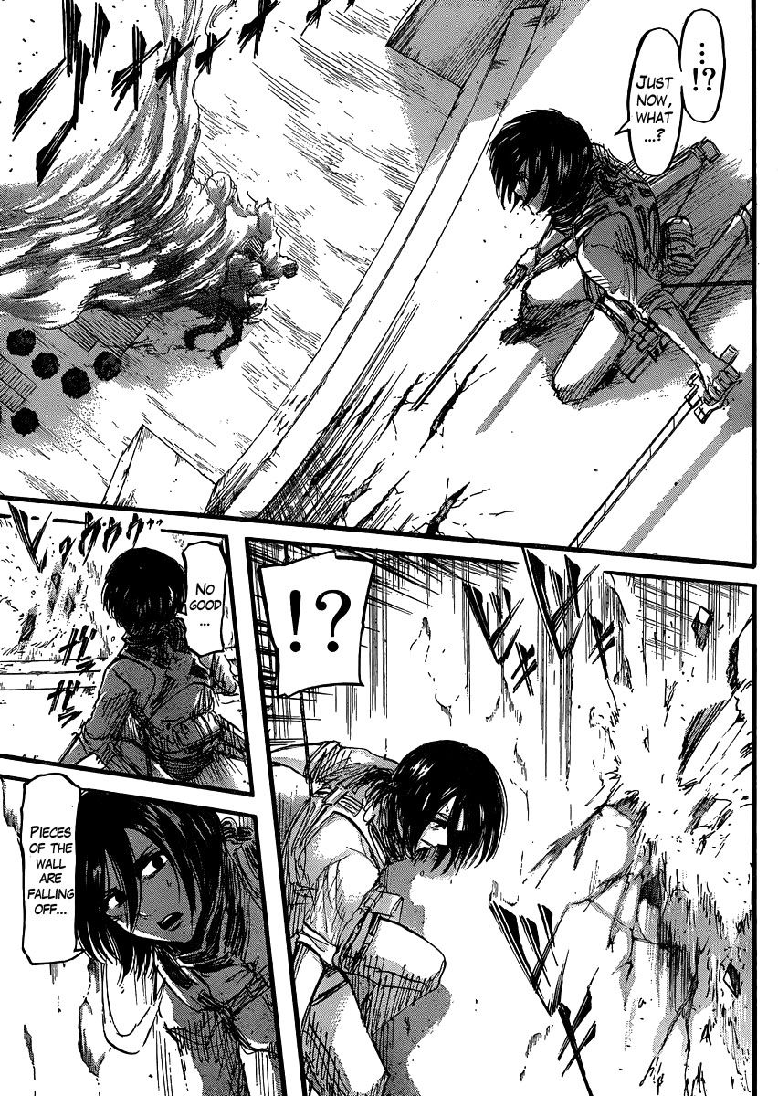 Attack on Titan manga, chapter 33, page 43 of 44
