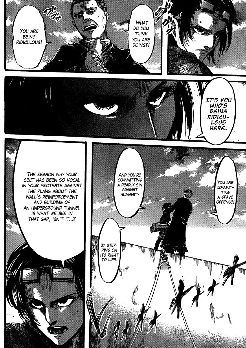 Attack on Titan manga, chapter 34, page 19 of 43