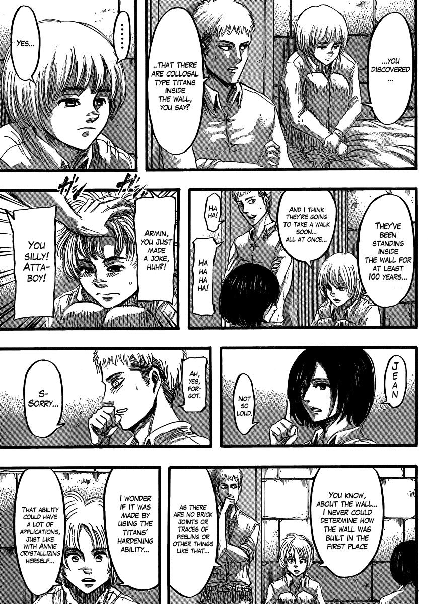 Attack on Titan manga, chapter 34, page 28 of 43