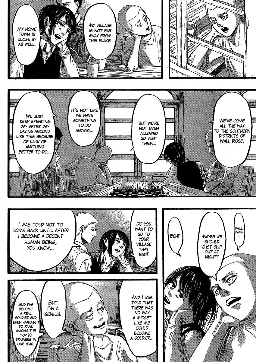 Attack on Titan manga, chapter 34, page 37 of 43