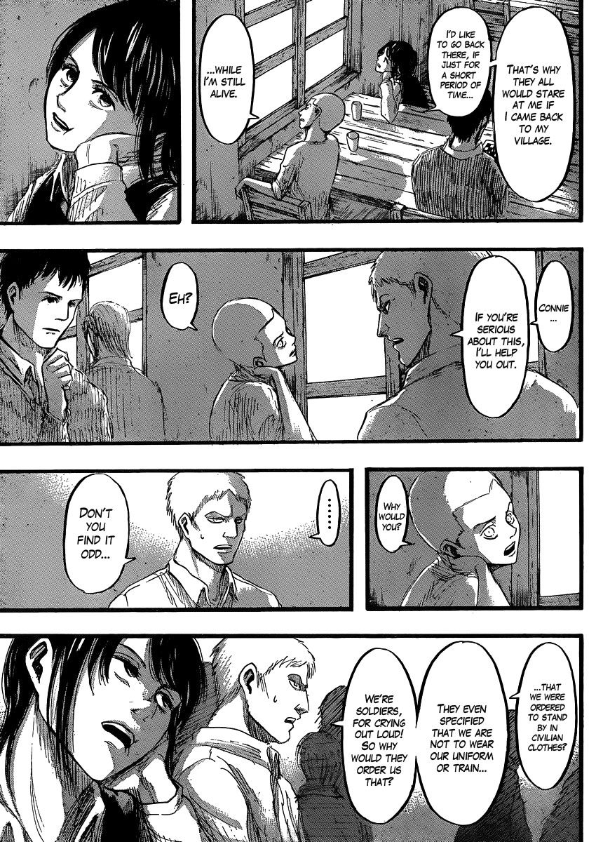 Attack on Titan manga, chapter 34, page 38 of 43