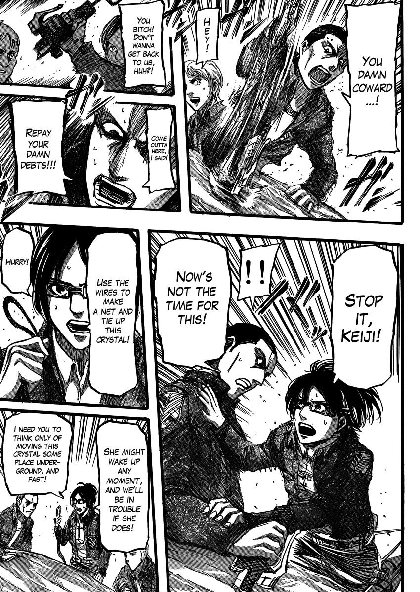 Attack on Titan manga, chapter 34, page 4 of 43