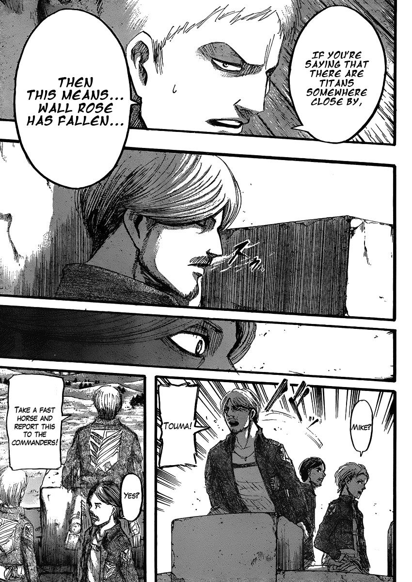 Attack on Titan manga, chapter 34, page 42 of 43