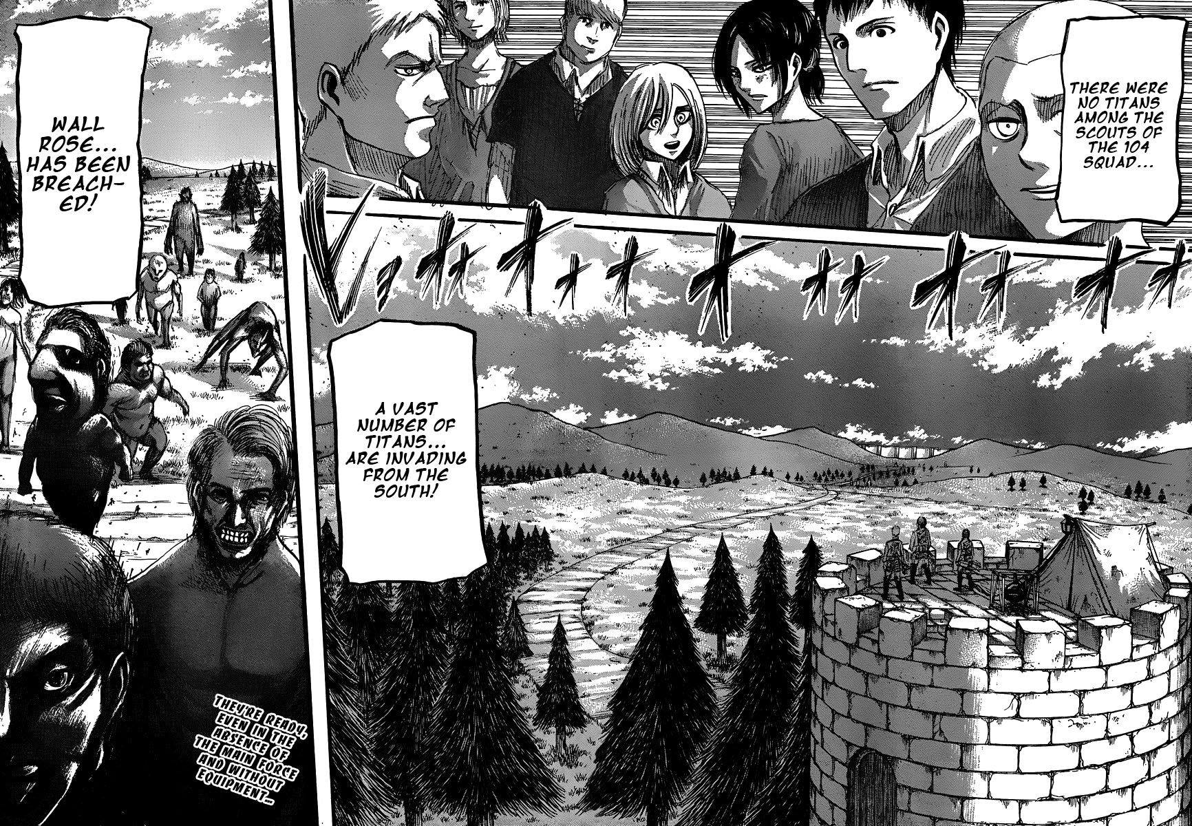 Attack on Titan manga, chapter 34, page 43 of 43