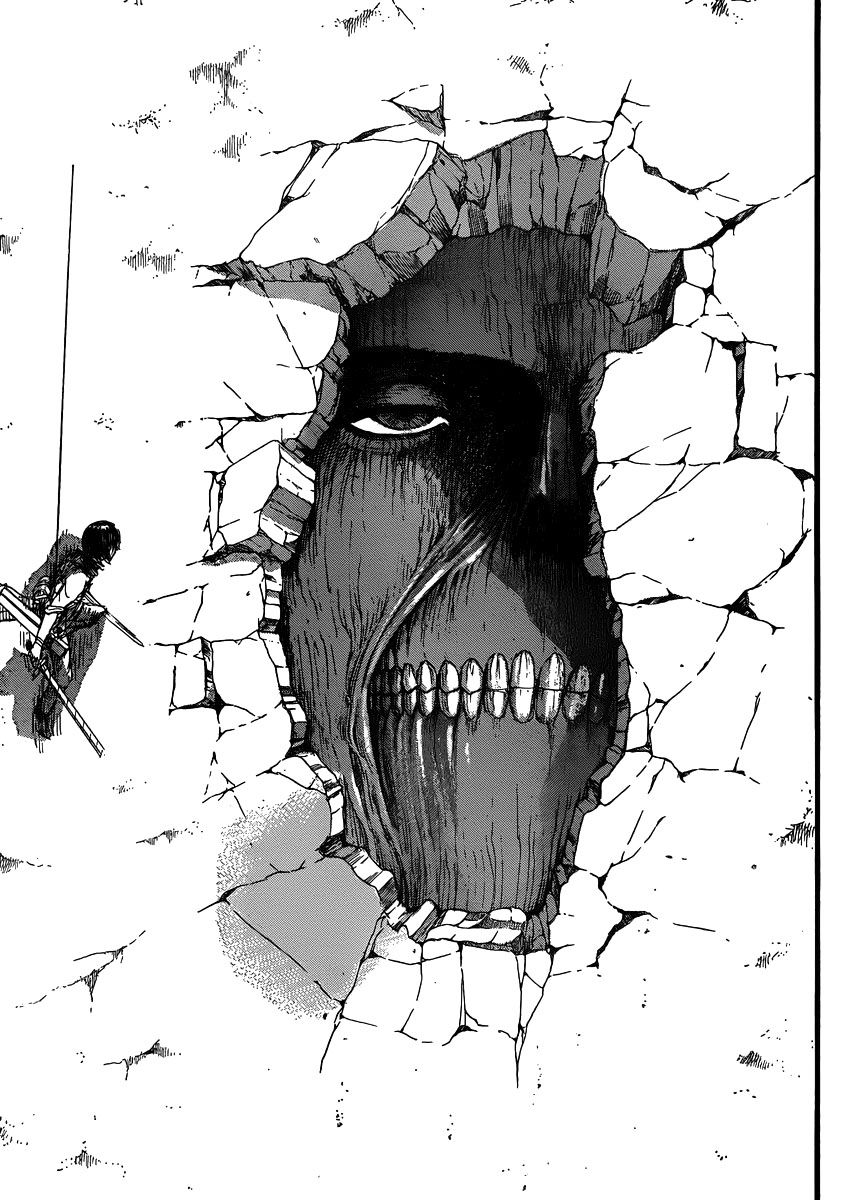Attack on Titan manga, chapter 34, page 8 of 43