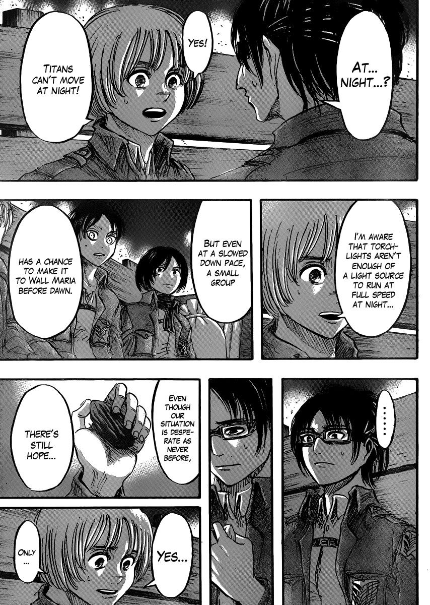 Attack on Titan manga, chapter 37, page 13 of 44