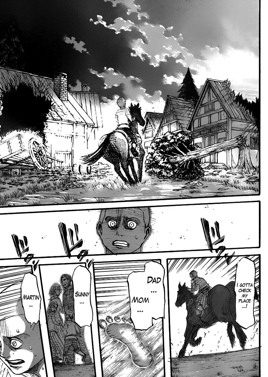 Attack on Titan manga, chapter 37, page 40 of 44