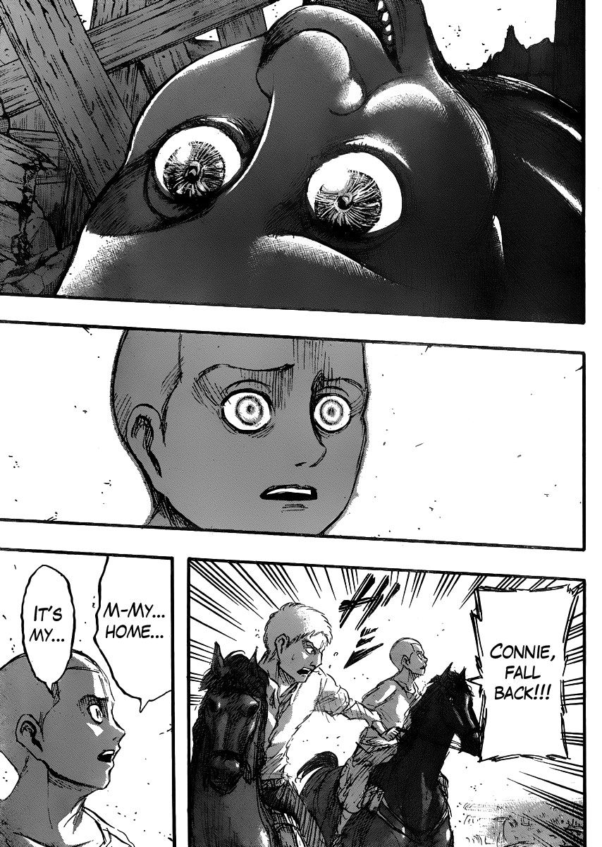 Attack on Titan manga, chapter 37, page 42 of 44