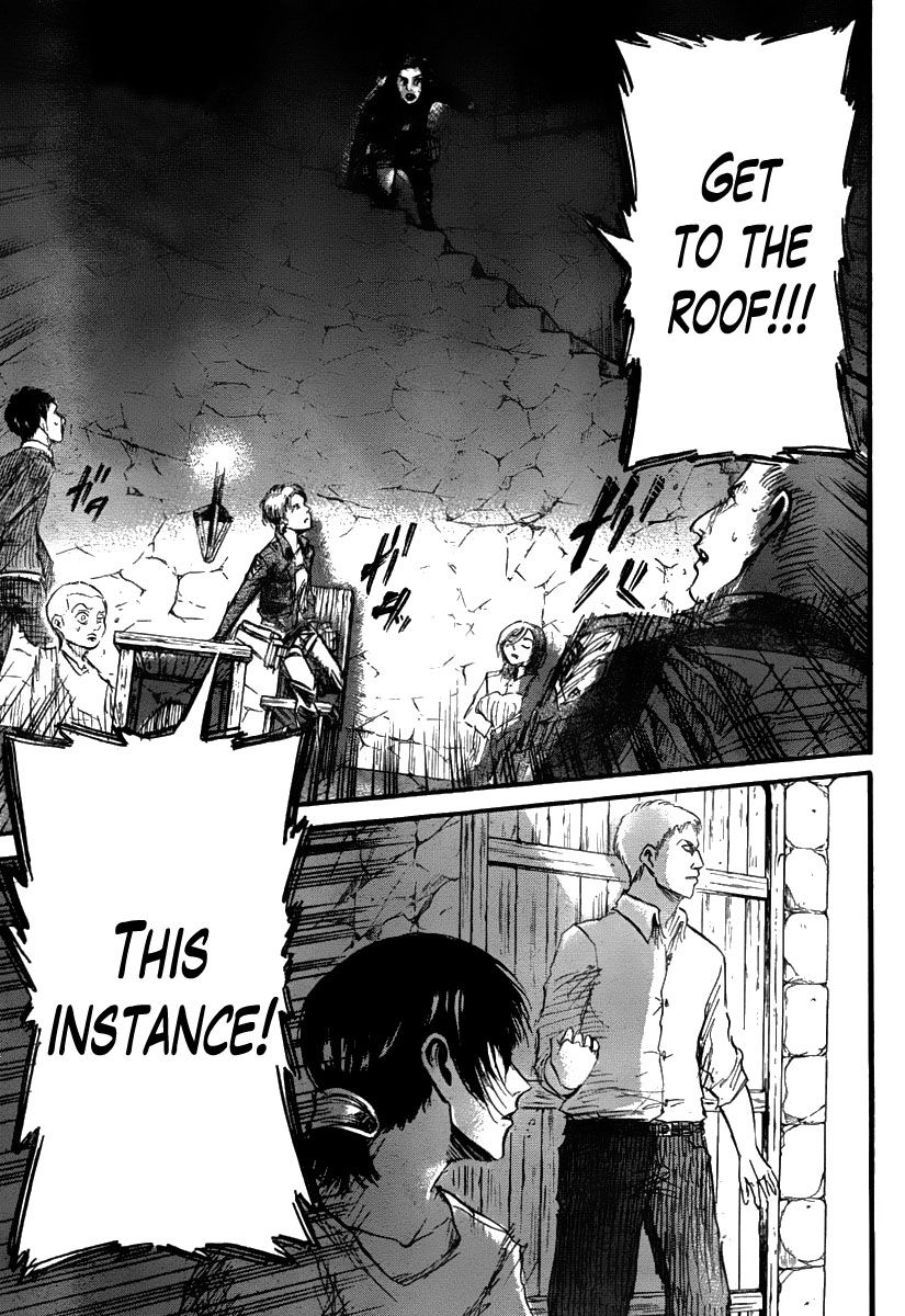 Attack on Titan manga, chapter 38, page 33 of 44