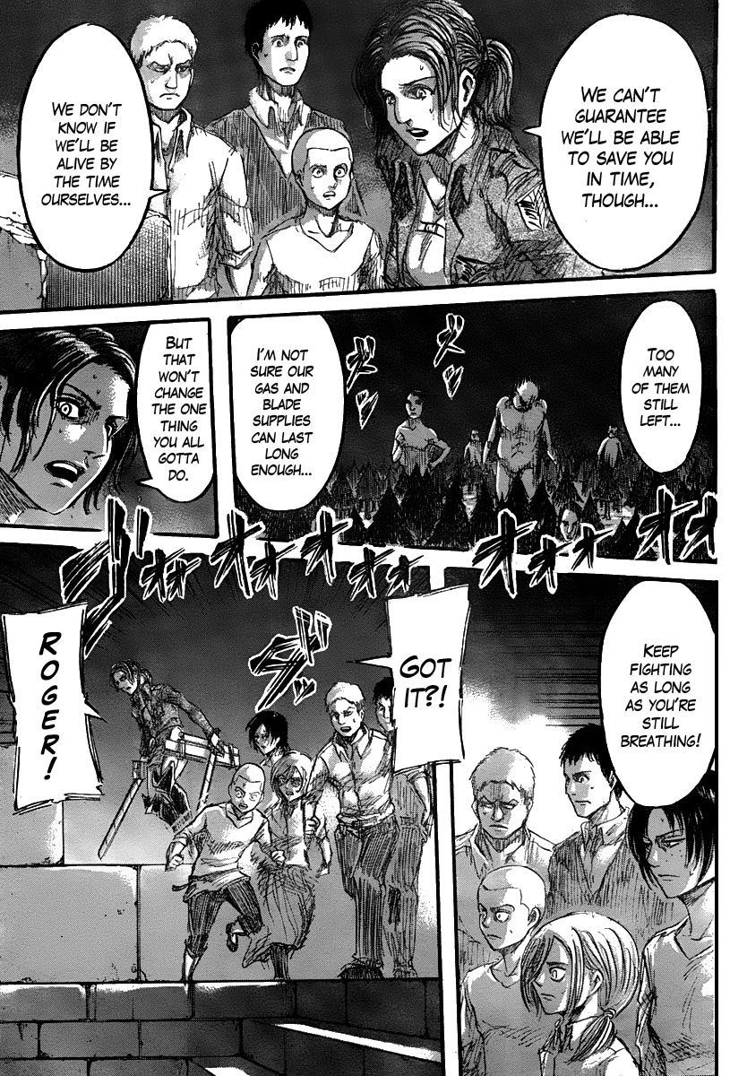 Attack on Titan manga, chapter 39, page 13 of 45