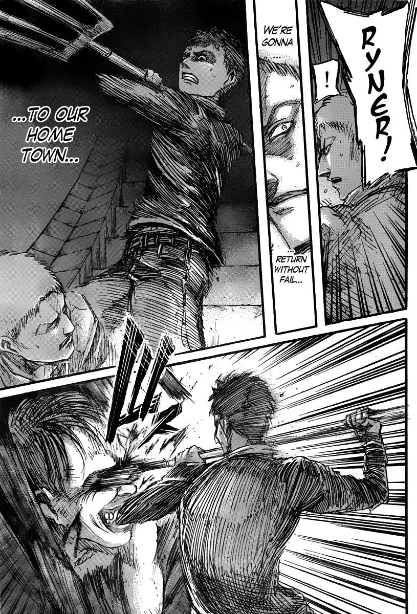 Attack on Titan manga, chapter 39, page 23 of 45