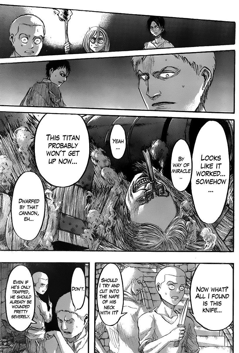 Attack on Titan manga, chapter 39, page 27 of 45
