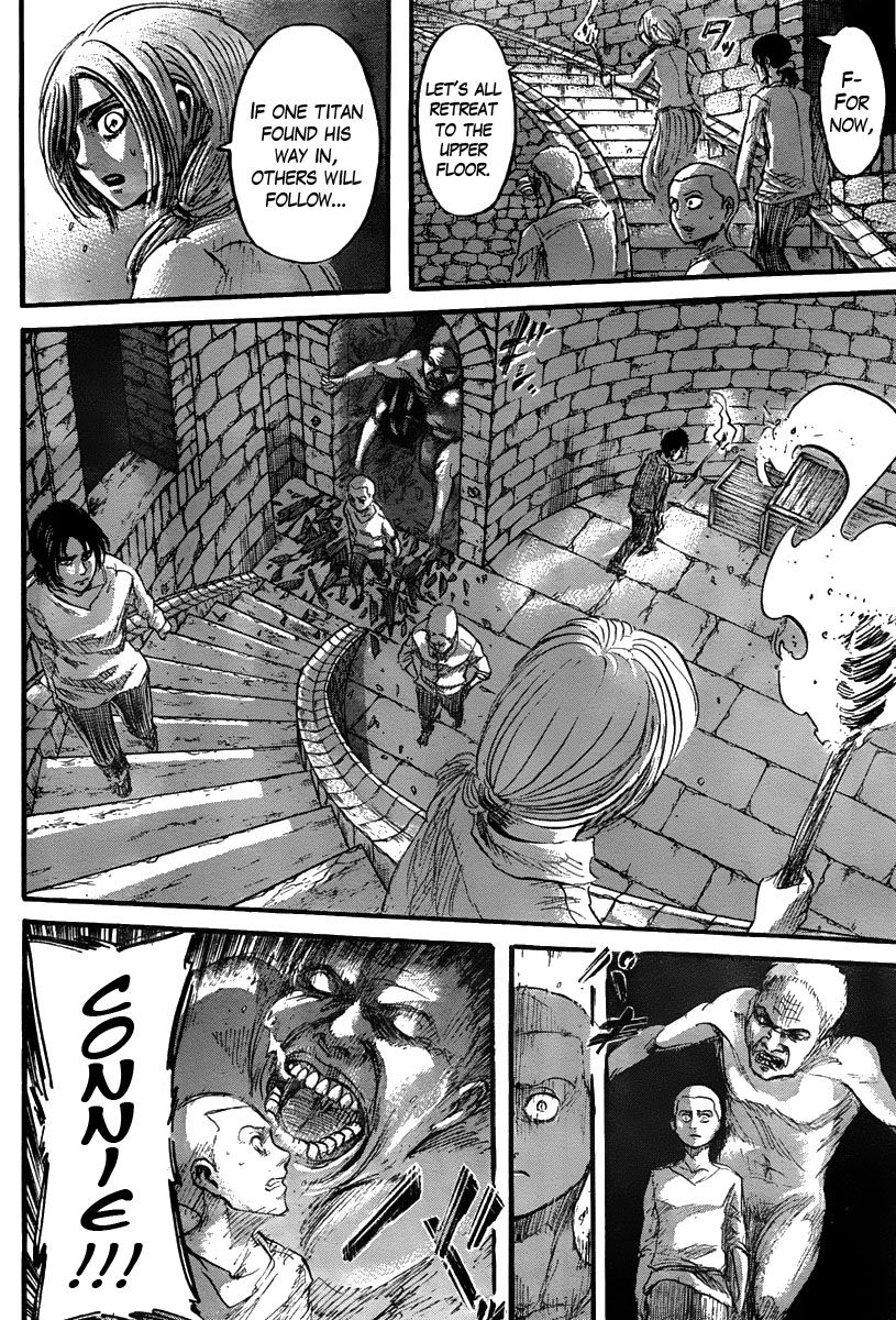 Attack on Titan manga, chapter 39, page 28 of 45
