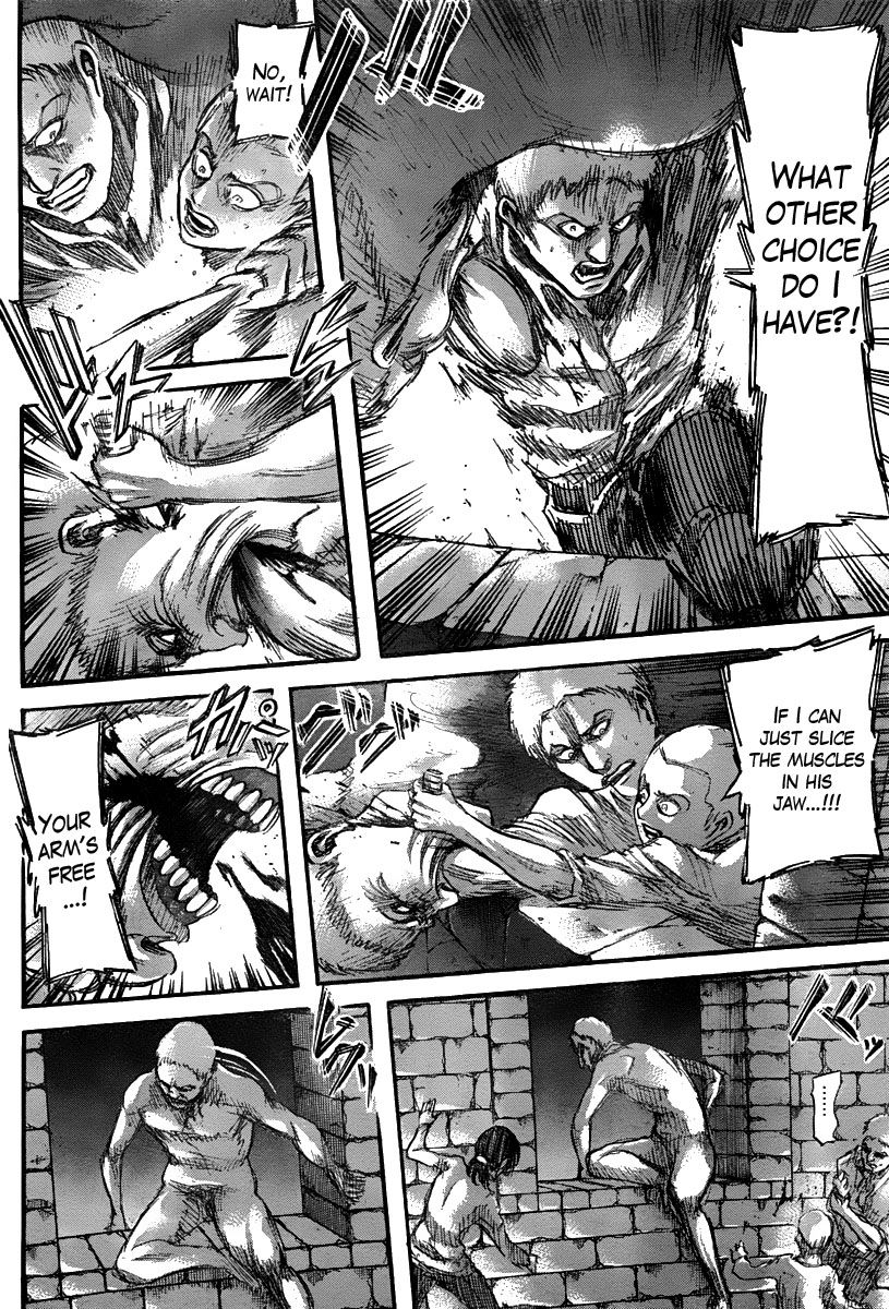Attack on Titan manga, chapter 39, page 32 of 45